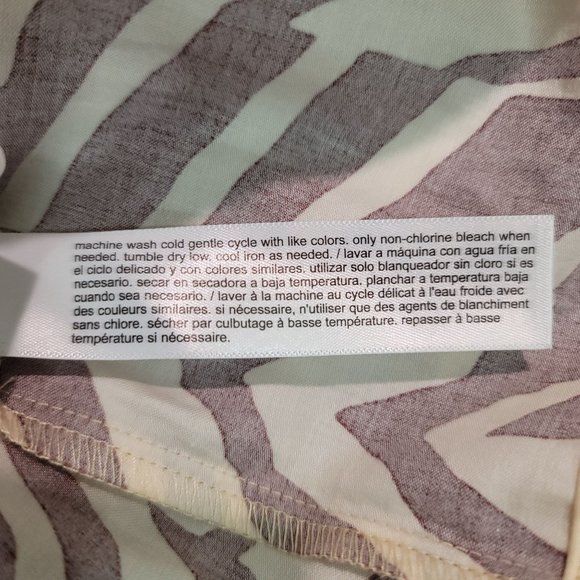 Eloquii Elements Womens Sz 22 Off The Shoulder Mini Dress Cotton Colorful Spring - Picture 11 of 12